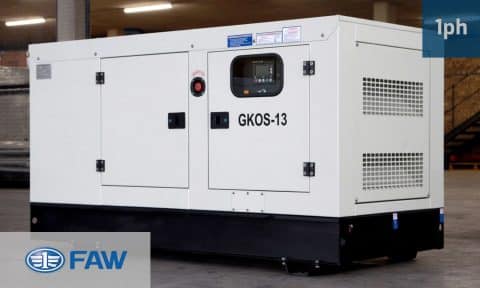 FAW 12KVA SINGLE PHASE (GKOS-13) Diesel Generator for Sale | FAW Generators South Africa | Generator King